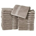 thumbnail image 1 of Affinitylinens CASA24WASH-MRM 100 Percent Combed Cotton Washcloths , Pack of 24 - Mushroom, 1 of 2