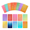thumbnail image 1 of Affirmation Cards Set – 18 Rainbow Gradient Mindfulness & Confidence Boosting Quote Cards for Women, Teens, Kids & Adults – Uplifting Gift, 1 of 9