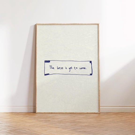 Affirmation Fortune Cookie Wall Art Print With Minimal Inspirational Decor