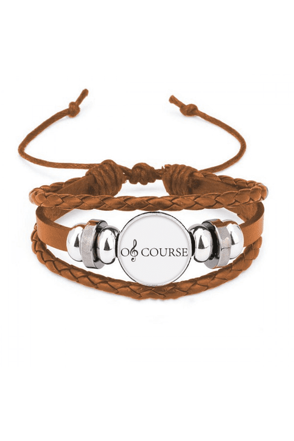 Affirmation High-decimal Substitution Bracelet Wristband Leather Jewelry Ornament