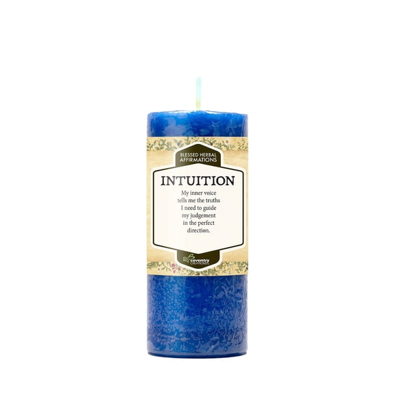Affirmation “Intuition” Candle – Inspirational Candle for Clarity, Mindfulness & Spiritual Insight