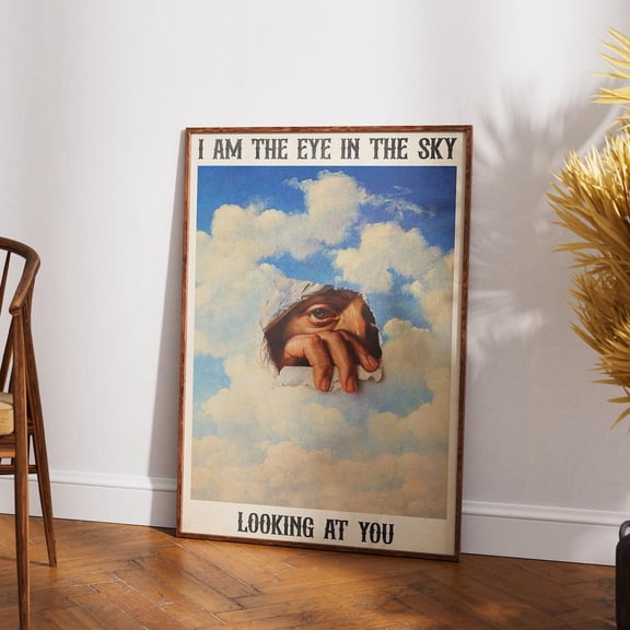 Affirmation Poster Variant, Vintage Psychedelic Wall Art Print, Trendy UNFRAMED Poster, 8x12