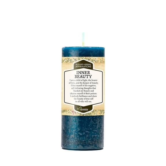 Affirmations Inner Beauty Candle Inspirational Candle for Self-Love, Confidence & Positive Energy