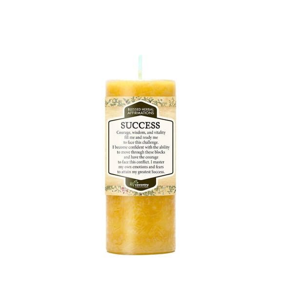 Affirmations Success Candle Inspirational & Motivational Home Dcor Candle