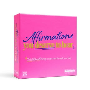 Affirmations You Deserve to Hear by Relatable, 100 Daily Affirmation Cards, Gifts for Women