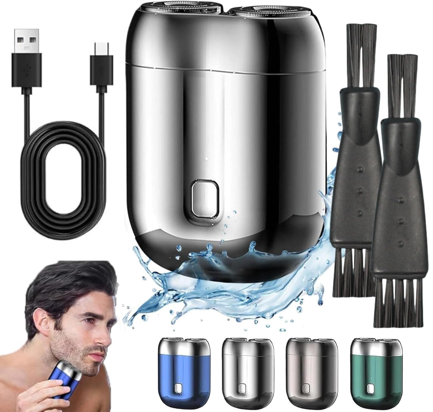 Mini Razor Shaver Affirmof Shaver, Affirmof Mini Shaver, Upgrade Pocket Shavers USB Mini ...