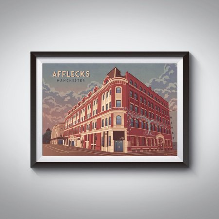 Afflecks Manchester Travel Northern Quarter England Architecture Madchester Poster , Poster Print Only