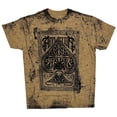 thumbnail image 1 of Affliction Clothing Men's T-Shirt High Stakes Felt Graphic Wood Dip Dye Tee (Small, Wood Thrush), 1 of 7