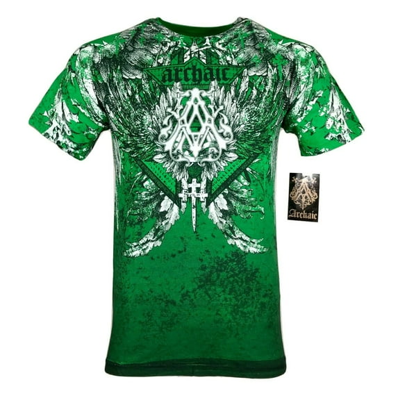 Affliction Men's Archaic Griffin Crew Neck Short Sleeve T-Shirt