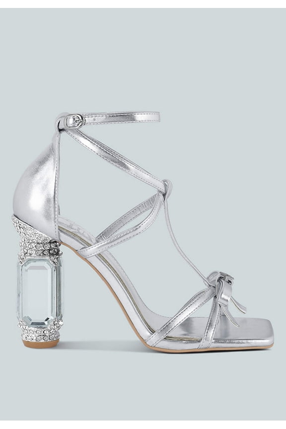 Affluence Jeweled High Heel Sandals