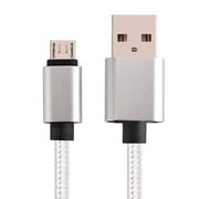 Afflux 6FT Micro USB Adaptive Fast Charging Cable Cord For Samsung Galaxy S3 S4 S6 S7 Edge Note 2 4 5 Grand Prime LG G3 G4 Stylo HTC M7 M8 M9 Desire 626 OnePlus 1 2 Nexus 5 6 Nokia Lumia White