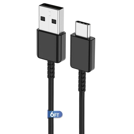 Afflux USB-A to USB-C Fast Charger Type C Charging Cord Cable Compatible with iPhone 17 / 16 / 15 Pro Max Plus Air, Samsung Galaxy S25 S24 S23 S22 Ultra, iPad Pro, Universal (6ft, Black) price history and forecast - Afflux 049-Var-AFF