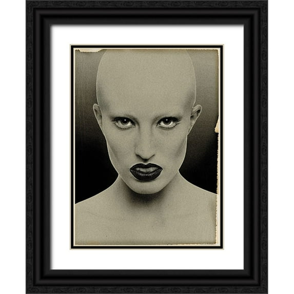 Affolti, Giordano 19x24 Black Ornate Wood Framed with Double Matting Museum Art Print Titled - Pelata
