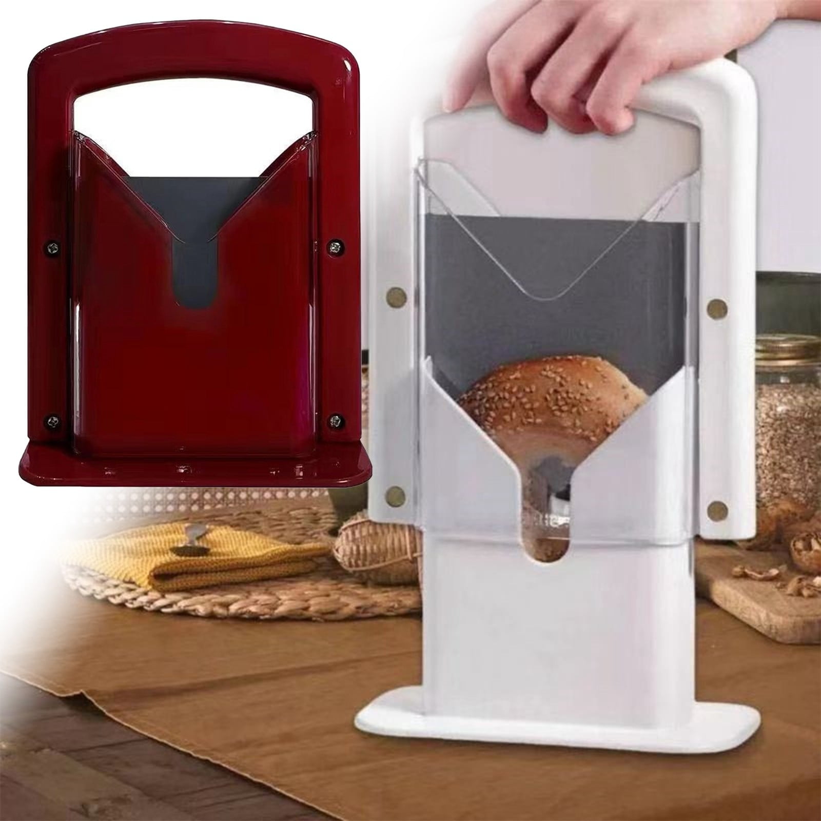 Affordable Bread Machine Slicer Cutter Stainless Steel White Slicer