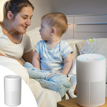 Affordable Deal, Auto Mode Home Purifier, Silent Air Purifier for Bedroom, Efficient and Quiet Air Cleaner for Dust, Smoke, and Allergens | Plastic, White, Akmoler