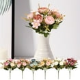 Affordable Deal, Simulated Peony Fake Flower Bundle, Decorative