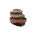 thumbnail image 1 of Affordable European Luxury Soft Leather Adjustable Buckle Dog Collar Made in USA, 1 of 9