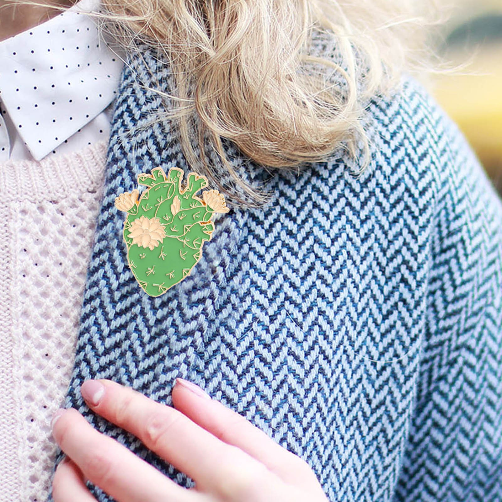 Affordable Jewelry Heart Letter Monochrome Brooch Jewelry Clothing