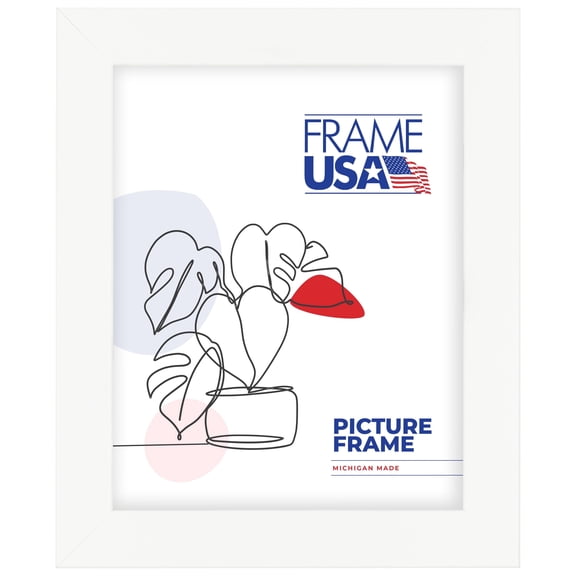 Affordable Medium White 8x10 Inch Picture Frame