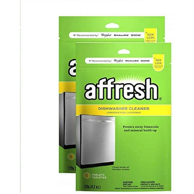 Affresh Dishwasher Cleaner, 6 Tablets (2 Pack)