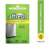 Affresh Dishwasher Cleaner Tablets, 6 count