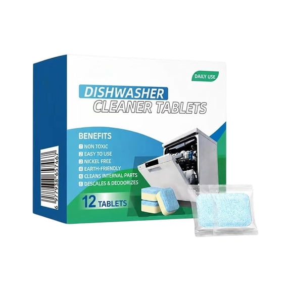 Affresh Dishwasher Cleaner Tablets, Deep Cleaning & Monthly Care, Removes Grease, Automatic Dishwashers, Interior