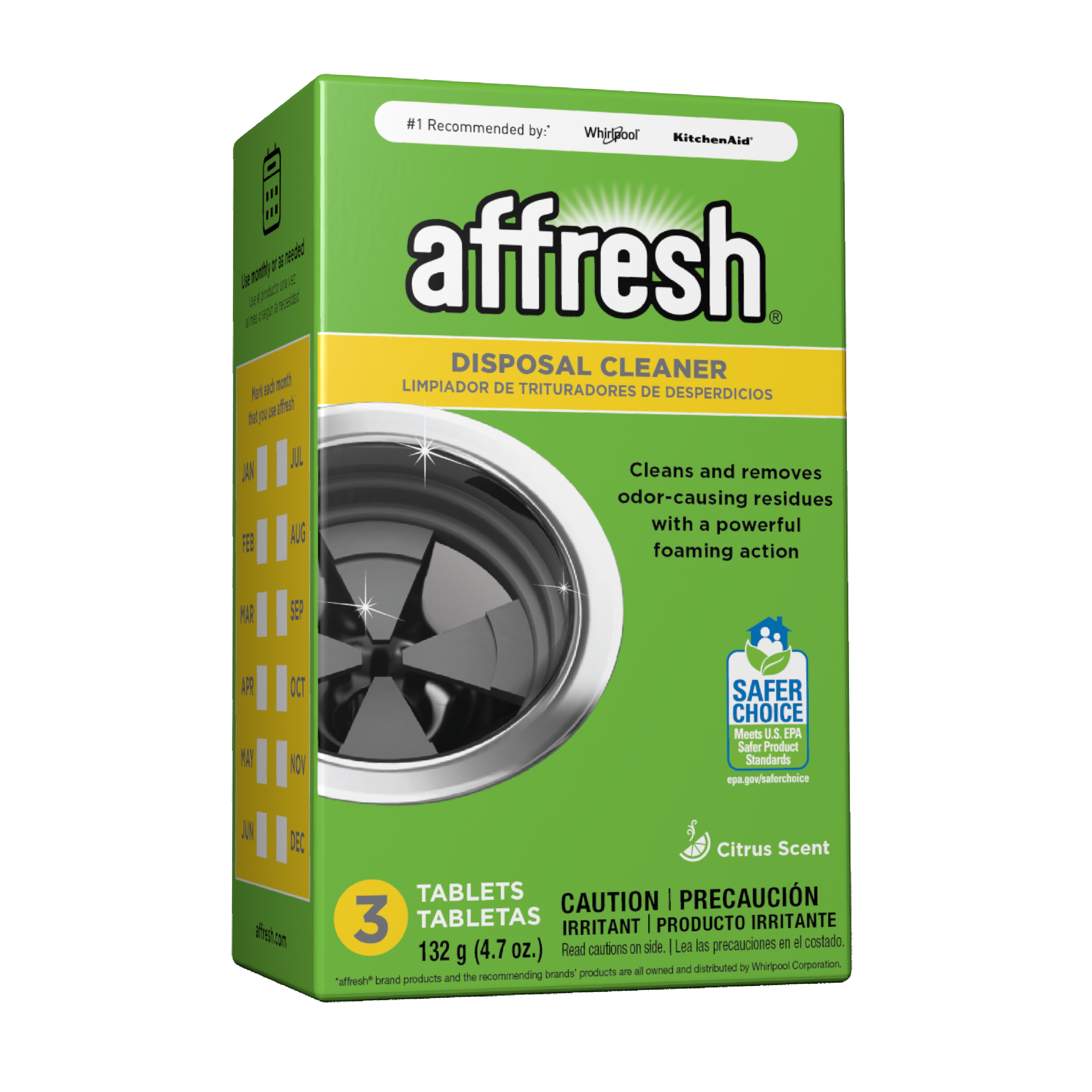 Glisten Garbage Disposal Cleaner and Odor Eliminator with Foaming