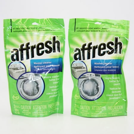 Affresh High Efficiency Washer Cleaner, 3-Tablets, 4.2 Ounce(2 Pack)