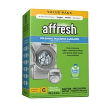 Affresh Washing Machine Cleaner, 6 Month Supply, Cleans Front Load and Top Load Washers, Including HE