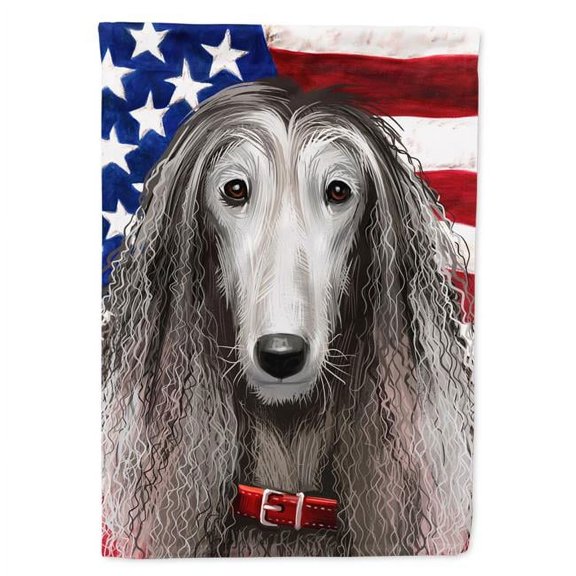 Afghan Hound American Garden Flag - 11 x 0.01 x 15 in.