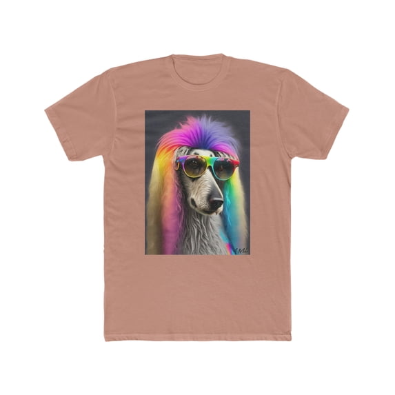 Afghan Hound Art - Men's Cotton Crew Tee - By A.Melo Originals