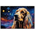 thumbnail image 1 of Afghan Hound Canvas Unframed Colofull Inspired bedroom decor - Dog Pet Family Animal Friend Peace Oil Painting Art Print Canvas Wall Décor, 1 of 4