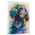 thumbnail image 1 of Afghan Hound Dog Painting Pictures Wall Decor Framed Canvas Prints Modern Gifts for Man Artwork Home Decor for Bedroom Living Room Office, 1 of 6