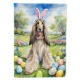 thumbnail image 1 of Afghan Hound Easter Egg Hunt House Flag 28 in x 40 in, 1 of 7