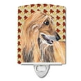 thumbnail image 1 of Afghan Hound Fall Leaves Ceramic Night Light, 1 of 1