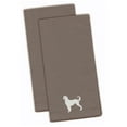 thumbnail image 1 of Afghan Hound Gray Embroidered Towel Set of 2, 1 of 1