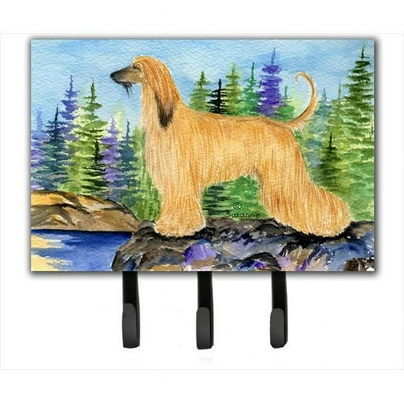 Afghan Hound Leash Holder Or Key Hook