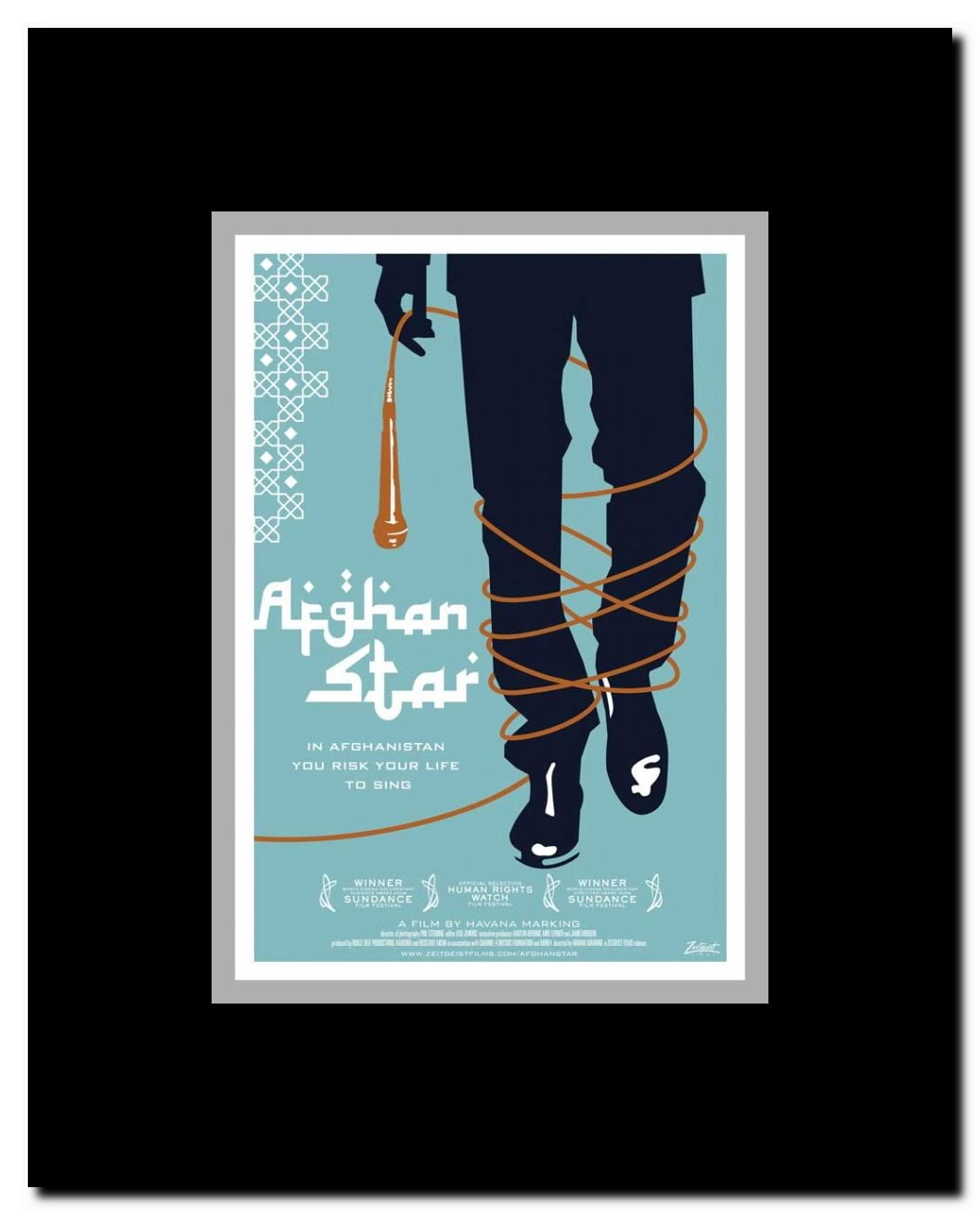 Afghan Star Framed Movie Poster