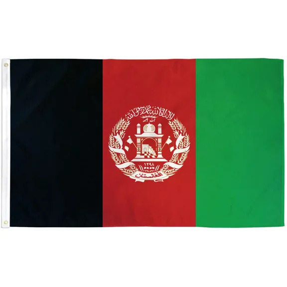 Afghanistan Afghan Flag 3x5 feet Printed 100D SUPER Polyester