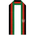 thumbnail image 1 of Afghanistan Flag Graduation Stole Graduate Shawl Sash Scraf Gift For Abroad Student International Study (Square), 1 of 6