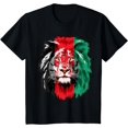 thumbnail image 1 of Afghanistan Flag Lion Free Afghanistan T-Shirt, 1 of 3