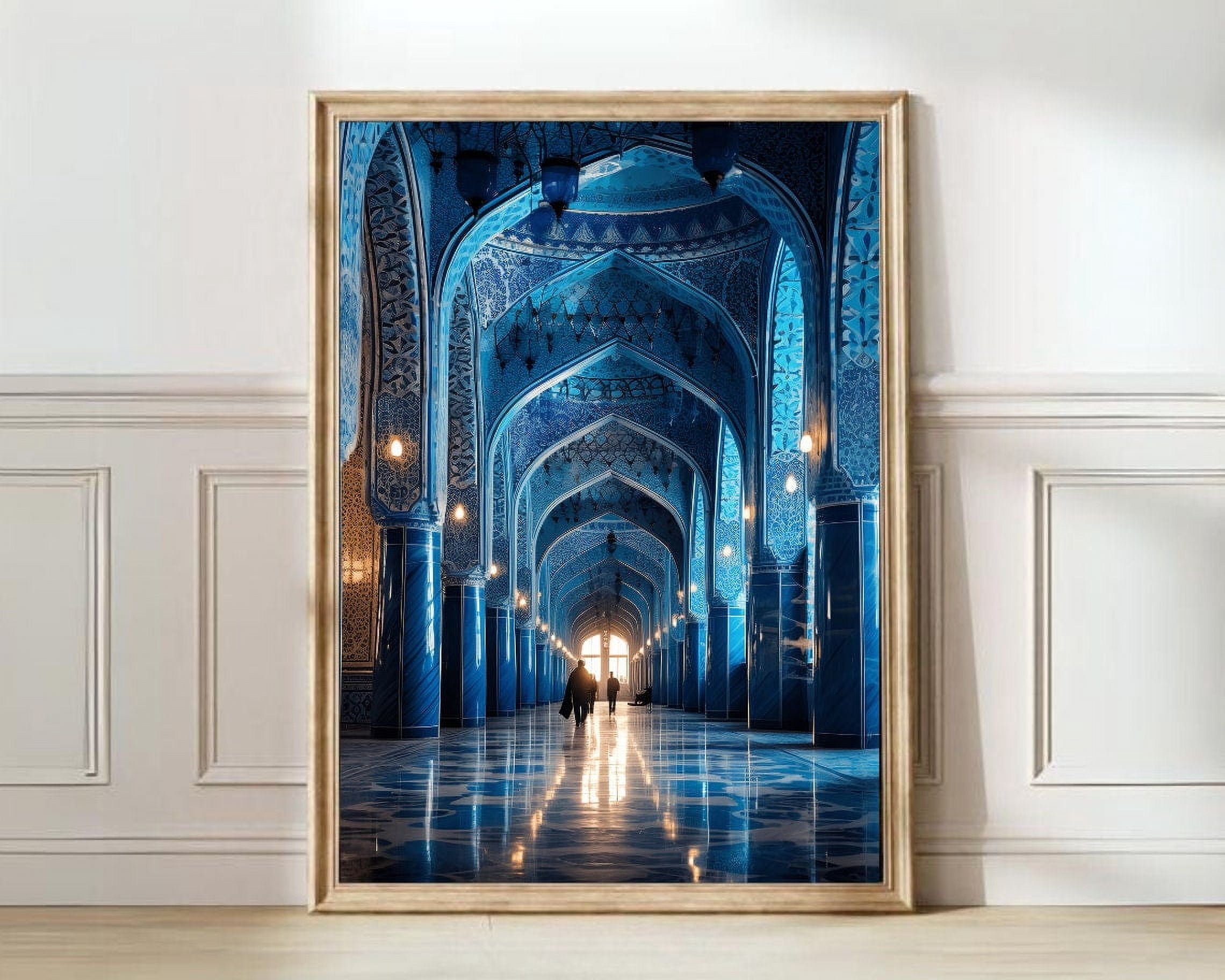 Simple Masjid Afghanistan Herat Mosque Prints, Set Of 2 Black White And Color Kabul ...