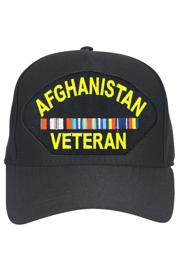 Afghanistan Veteran With 3 Ribbons Cap