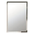 thumbnail image 1 of Afina US-3-8-2030-B 20 x 30 in. Urban Rectangle Wall Mirror with 0.375 in. Frame - Brushed Stainless Steel, 1 of 2