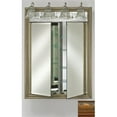 thumbnail image 1 of Afina Corporation DD-LT2434RPALHO 24 in.x 34 in.Recessed Double Door Cabinet with Traditional Lights - Parliament Honey, 1 of 1