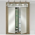 thumbnail image 1 of Afina Corporation DD-LT3140RCOLWT 31x40 Traditional Integral Lighted Double Door - Colorgrain White, 1 of 1