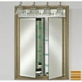 thumbnail image 1 of Afina Corporation DD-LT3140RROMGD 31x40 Traditional Integral Lighted Double Door - Roman Gold, 1 of 1