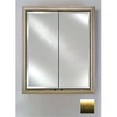 thumbnail image 1 of Afina Corporation DD2430RSATGD 24 in.x 30 in.Recessed Double Door Cabinet - Brush Satin Gold, 1 of 1