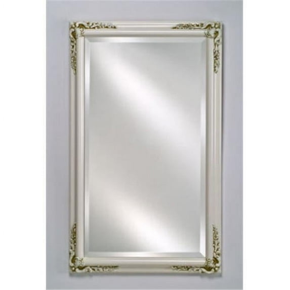 Afina Corporation EC13-1622-WT 16 in.x 22 in.Estate Frame Wall Mirror - Antique White