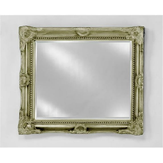 Afina Corporation EC17-4234-SV 42 in.x 34 in.Estate Small Royale Decorative Wall Mirror - Antique Siver